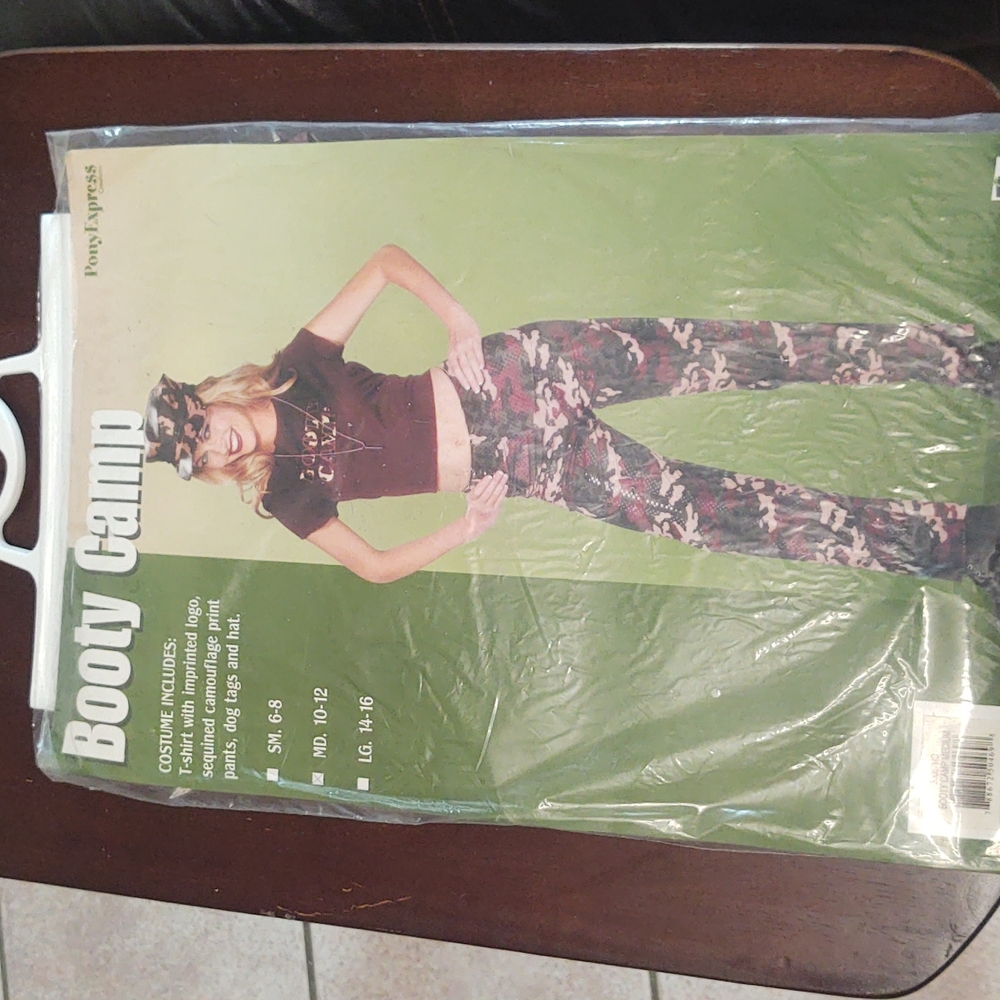 NWT Booty Camp Halloween Costume